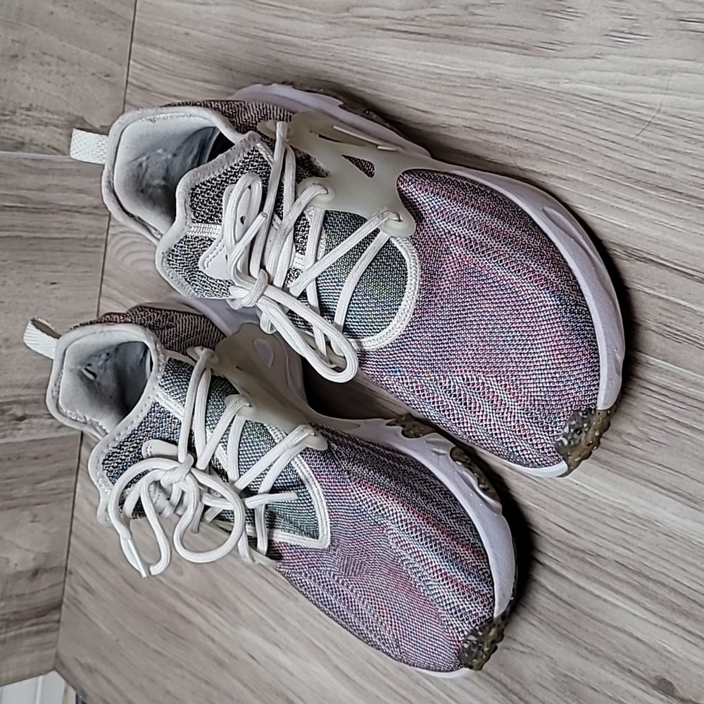 NIKE REACT PRESTO FLYKNIT RECYCLED CANVAS PACK CN1709-100 WHITE GUM MEN'S